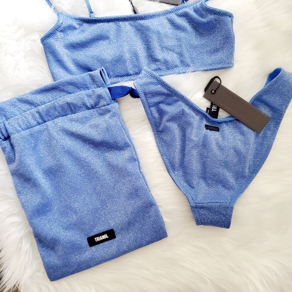 NWT Triangl Swimwear MICA - MARINA SPARKLE Size XS - Picture 4 of 11